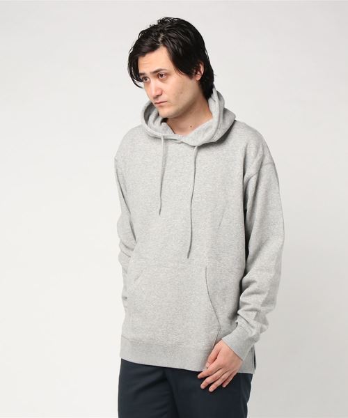 WEGO（ウィゴー）の「WEGO/サイドスリットカラー起毛プルパーカー（パーカー・メンズ・ホワイト/ブラック/ダークグリーン/ブラウン/レッド/イエロー系その他/イエロー/ライトパープル/ブルー系その他/ライトピンク/杢グレー/オレンジ系その他・SMALL/MEDIUM/LARGE/X-SMALL）」の17枚目の写真