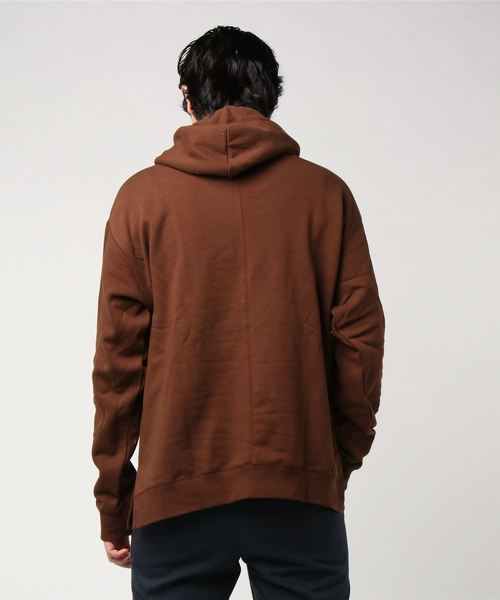 WEGO（ウィゴー）の「WEGO/サイドスリットカラー起毛プルパーカー（パーカー・メンズ・ホワイト/ブラック/ダークグリーン/ブラウン/レッド/イエロー系その他/イエロー/ライトパープル/ブルー系その他/ライトピンク/杢グレー/オレンジ系その他・SMALL/MEDIUM/LARGE/X-SMALL）」の14枚目の写真