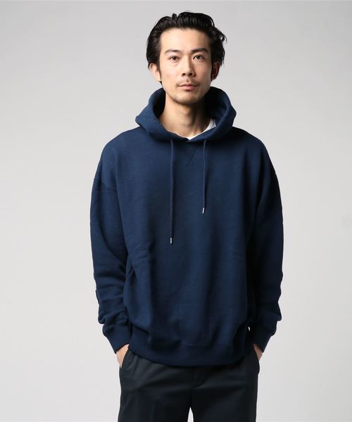 Traditional Weatherwear(トラディショナルウェザーウェア)の「【MEN'S】キルテッドパッチ クルーネック プルオーバーパーカ(パーカー・メンズ・ホワイト/ネイビー/グレー/レッド/ブルー/グリーン・M/L/S)」の5枚目の写真