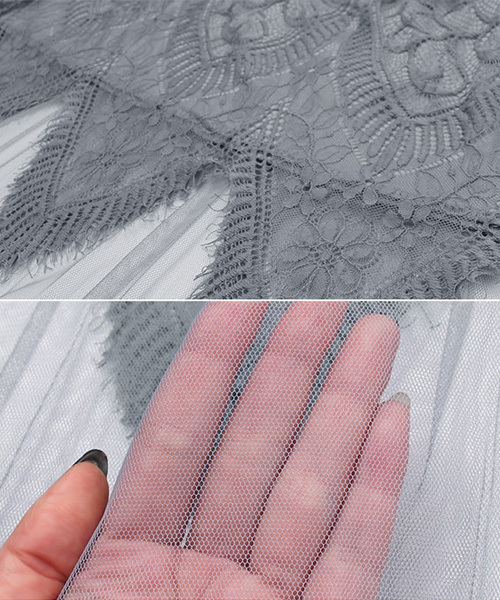 Pierrot(ピエロ)の「レース×プリーツ チュールスカート(スカート・レディース・ブラック/グレー/ピンク/アイボリー/ホワイト系その他・M)」の9枚目の写真