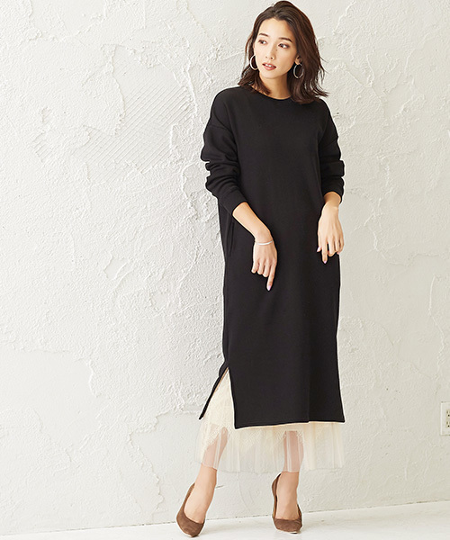 Pierrot(ピエロ)の「レース×プリーツ チュールスカート(スカート・レディース・ブラック/グレー/ピンク/アイボリー/ホワイト系その他・M)」の12枚目の写真