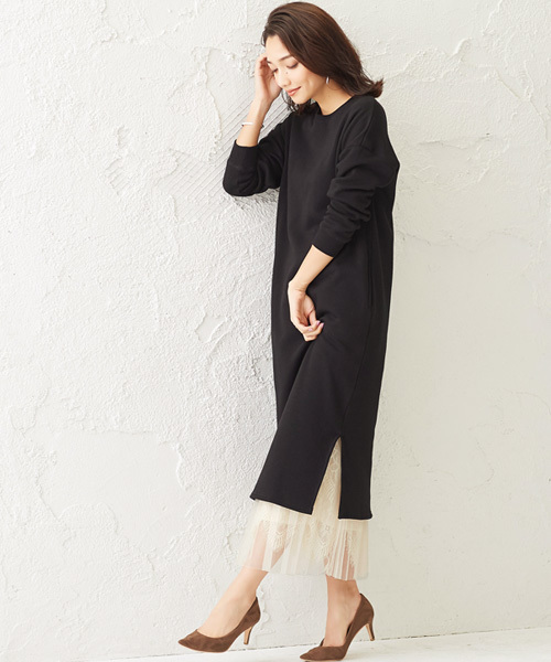 Pierrot(ピエロ)の「レース×プリーツ チュールスカート(スカート・レディース・ブラック/グレー/ピンク/アイボリー/ホワイト系その他・M)」の10枚目の写真