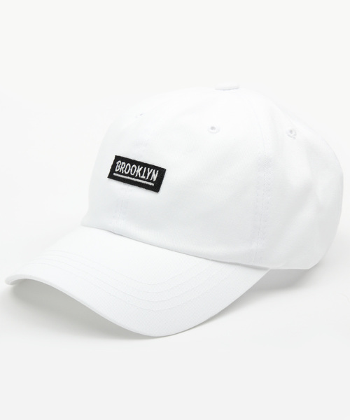 8(eight)(エイト)の「ボックスロゴ キャップ 帽子(キャップ・メンズ・ホワイト/ブラック/ベージュ/ネイビー/ピンク/ブルー系その他/インディゴブルー・FREE)」の2枚目の写真