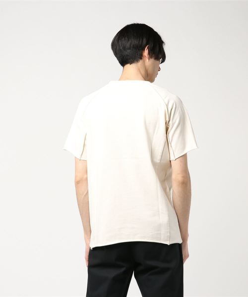 C DIEM（カルペディエム）の「C DIEM(カルペディエム)度詰め天竺 半袖Tシャツ（Tシャツ/カットソー・メンズ・ライトブルー/ブラック/カーキ/ライトベージュ・MEDIUM/SMALL/LARGE）」の6枚目の写真