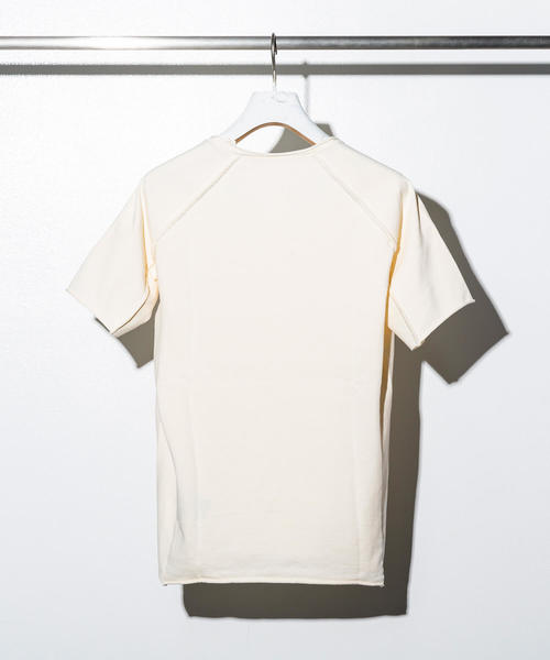 C DIEM（カルペディエム）の「C DIEM(カルペディエム)度詰め天竺 半袖Tシャツ（Tシャツ/カットソー・メンズ・ライトブルー/ブラック/カーキ/ライトベージュ・MEDIUM/SMALL/LARGE）」の7枚目の写真