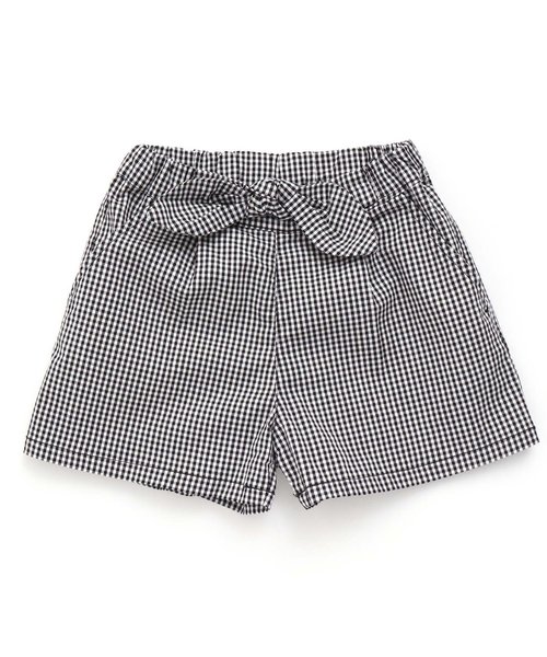 apres les cours（アプレレクール）の「リボンキュロットパンツ（その他パンツ・キッズ・ダークグリーン/ローズ/チェック/ベージュ/サックスブルー・130/120/90/110/100/80/140）」の9枚目の写真