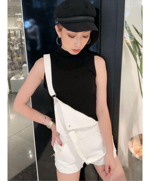GYDA(ジェイダ)の「サロペSPT(サロペット/オーバーオール・レディース・ピンク/ブルー/オフホワイト・MEDIUM/SMALL)」の4枚目の写真
