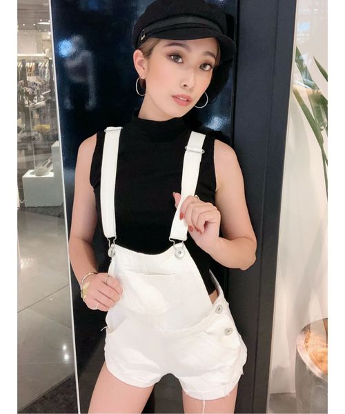 GYDA(ジェイダ)の「サロペSPT(サロペット/オーバーオール・レディース・ピンク/ブルー/オフホワイト・MEDIUM/SMALL)」の22枚目の写真