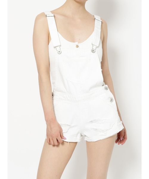 GYDA(ジェイダ)の「サロペSPT(サロペット/オーバーオール・レディース・ピンク/ブルー/オフホワイト・MEDIUM/SMALL)」の17枚目の写真