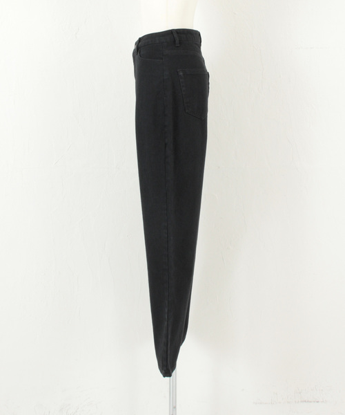 titivate(ティティベイト)の「ハイウエストストレートデニムパンツ(デニムパンツ・レディース・ホワイト/ブラック・S/M/L)」の7枚目の写真