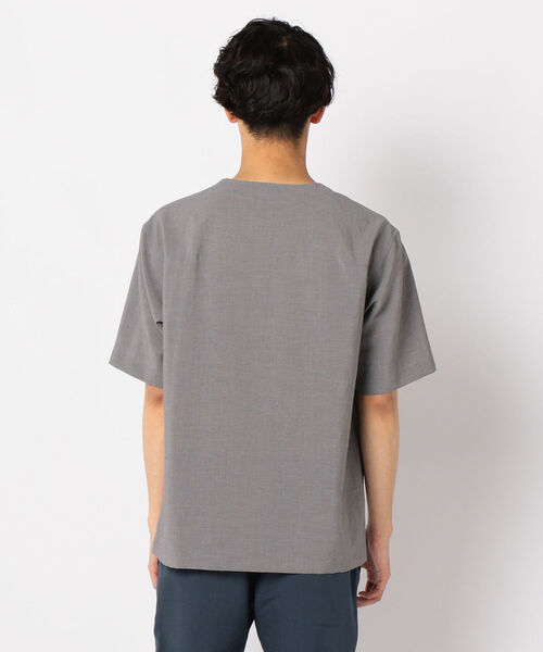 GLOSTER(グロスター)の「ドライクロスTシャツ(Tシャツ/カットソー・メンズ・ライトグレー/ブラック/キャメル・S/M/L/XL)」の6枚目の写真