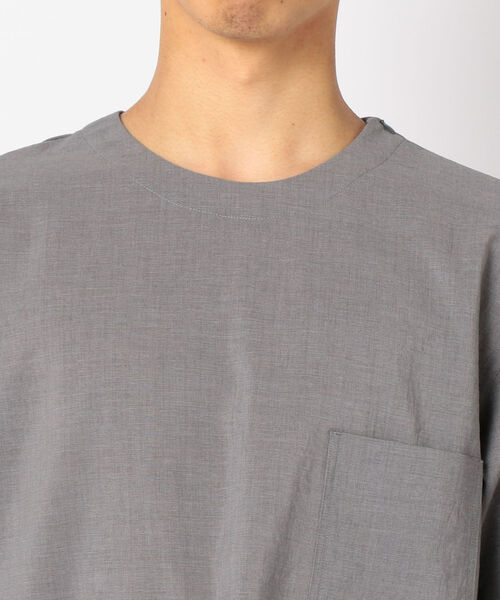 GLOSTER(グロスター)の「ドライクロスTシャツ(Tシャツ/カットソー・メンズ・ライトグレー/ブラック/キャメル・S/M/L/XL)」の7枚目の写真