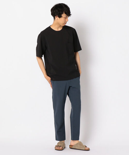 GLOSTER(グロスター)の「ドライクロスTシャツ(Tシャツ/カットソー・メンズ・ライトグレー/ブラック/キャメル・S/M/L/XL)」の15枚目の写真