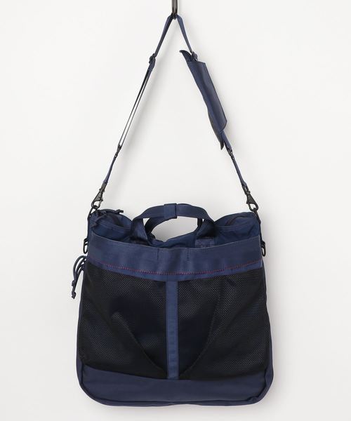 BRIEFING（ブリーフィング）の「BRIEFING × BEAMS PLUS / 別注 “HELMET BAG”（トートバッグ・メンズ・チャコールグレー/ブラック/ネイビー・ONE SIZE）」の3枚目の写真