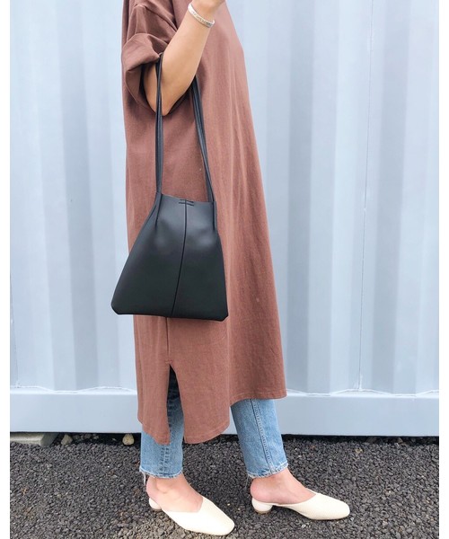 CLEA(クレア)の「キャンバス巾着ポーチSET シンプル ミニショルダー(ショルダーバッグ・レディース・ブラック/ベージュ/オリーブ・FREE)」の19枚目の写真