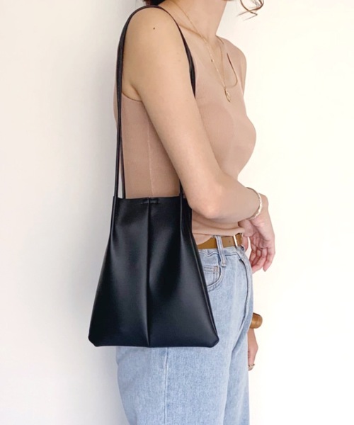 CLEA(クレア)の「キャンバス巾着ポーチSET シンプル ミニショルダー(ショルダーバッグ・レディース・ブラック/ベージュ/オリーブ・FREE)」の17枚目の写真