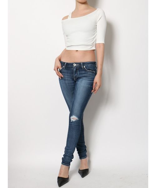 GYDA（ジェイダ）の「ワンショルトップス（Tシャツ/カットソー・レディース・ブラック/ベージュ/オフホワイト/カーキ・FREE）」の17枚目の写真