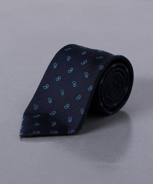 UNITED ARROWS(ユナイテッドアローズ)の「< UNITED ARROWS > ペイズリー タイ(ネクタイ)」|ロイヤルブルー