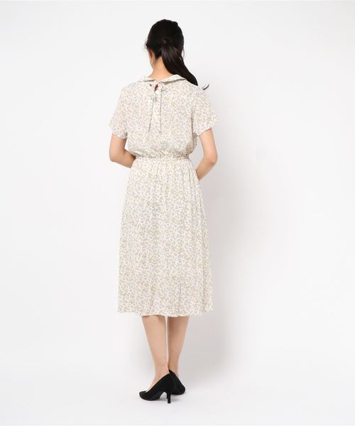 KOBE LETTUCE(コウベレタス)の「バックリボンロング丈開襟シャツワンピース(ワンピース・レディース・ブラック/ホワイト系その他/グリーン系その他/ピンク系その他・FREE)」の9枚目の写真