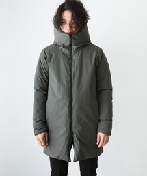 ATTACHMENT | 3レイヤーライトタフタ フーデットダウンコート(ダウンジャケット/コート)