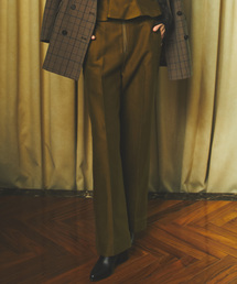 MAISON SPECIAL | ◎GINZA 10月号掲載：モールスキンワイドストレートパンツ【MAISON SPECIAL/メゾンスペシャル】■セットアップ対応■(その他パンツ)