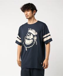 SCOTCH&SODA | SCOTCH & SODA スコッチアンドソーダ / 'BRUTUS'　袖ボーダー　Tシャツ(Tシャツ/カットソー)