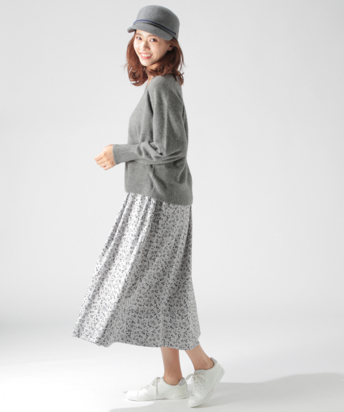 BAYFLOW（ベイフロー）の「アソートガラタックフレアスカート（スカート・レディース・ブラウン/グレー/オフホワイト・SMALL/MEDIUM）」の13枚目の写真