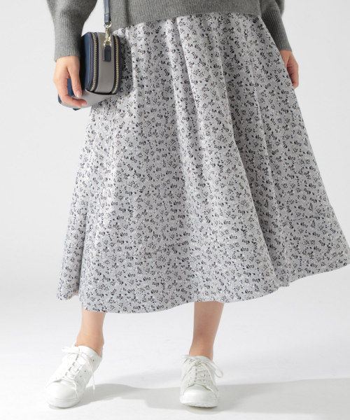 BAYFLOW（ベイフロー）の「アソートガラタックフレアスカート（スカート・レディース・ブラウン/グレー/オフホワイト・SMALL/MEDIUM）」の18枚目の写真