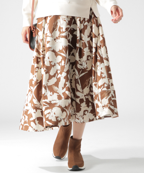 BAYFLOW（ベイフロー）の「アソートガラタックフレアスカート（スカート・レディース・ブラウン/グレー/オフホワイト・SMALL/MEDIUM）」の19枚目の写真