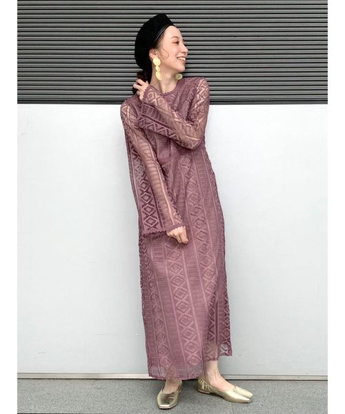 セール ブランド古着 長袖ワンピース ワンピース Ungrid アングリッド のファッション通販 Zozoused