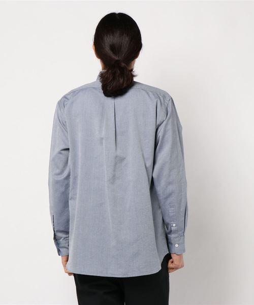 ADAM ET ROPE'（アダムエロペ）の「スーピマシャンブレー OXシャツ（シャツ/ブラウス・メンズ・ホワイト/ブルー系その他2・S/M/L）」の3枚目の写真