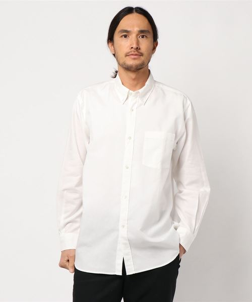 ADAM ET ROPE'（アダムエロペ）の「スーピマシャンブレー OXシャツ（シャツ/ブラウス・メンズ・ホワイト/ブルー系その他2・S/M/L）」の6枚目の写真