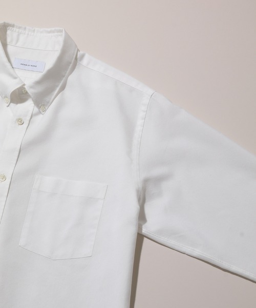 ADAM ET ROPE'（アダムエロペ）の「スーピマシャンブレー OXシャツ（シャツ/ブラウス・メンズ・ホワイト/ブルー系その他2・S/M/L）」の8枚目の写真