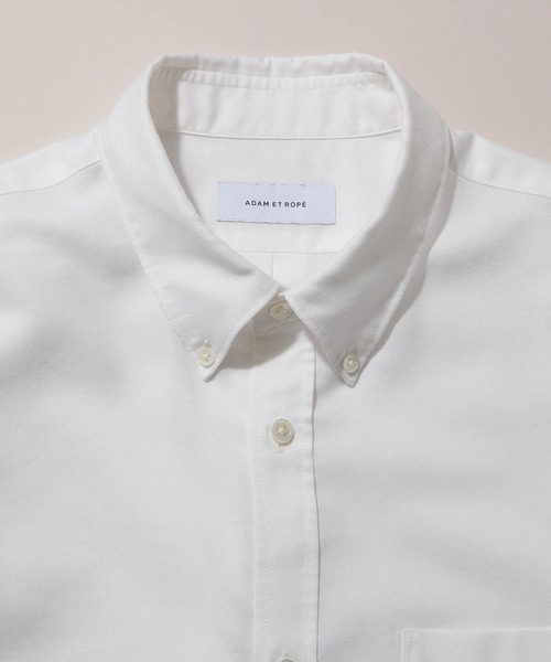 ADAM ET ROPE'（アダムエロペ）の「スーピマシャンブレー OXシャツ（シャツ/ブラウス・メンズ・ホワイト/ブルー系その他2・S/M/L）」の9枚目の写真