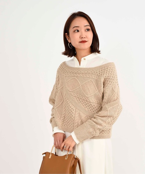 DouDou（ドゥドゥ）の「ピーチラングサテンロングシャツワンピース（ワンピース・レディース・オフホワイト・FREE）」の5枚目の写真