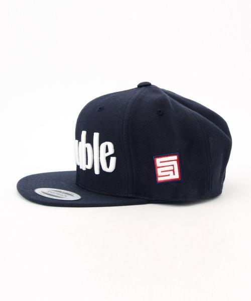 BEAMS（ビームス）の「S/DOUBLE / MARKER BALLCAP（キャップ・メンズ・ブラック/ネイビー・ONE SIZE）」の4枚目の写真