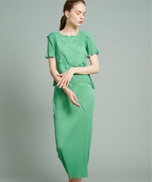 kotohayokozawa | 【kotohayokozawa(コトハヨコザワ)】ショートスリーブ半袖クルーネックリブワンピース/ドレス　TDKT-PD03(ワンピース)