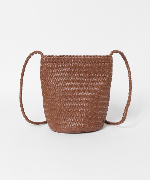 URBAN RESEARCH DOORS（アーバンリサーチドアーズ）の「レザーメッシュバッグ（ショルダーバッグ・レディース・ブラック/ブラウン/ホワイト系その他・ONE）」の6枚目の写真