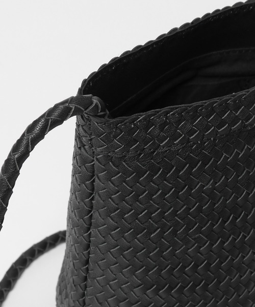 URBAN RESEARCH DOORS（アーバンリサーチドアーズ）の「レザーメッシュバッグ（ショルダーバッグ・レディース・ブラック/ブラウン/ホワイト系その他・ONE）」の12枚目の写真