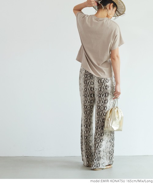 coca（coca）（コカ）の「パイソン柄リラックスパンツ（その他パンツ・レディース・その他・SHORT/LONG）」の8枚目の写真