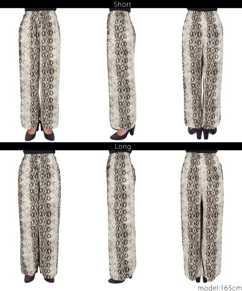 coca（coca）（コカ）の「パイソン柄リラックスパンツ（その他パンツ・レディース・その他・SHORT/LONG）」の5枚目の写真