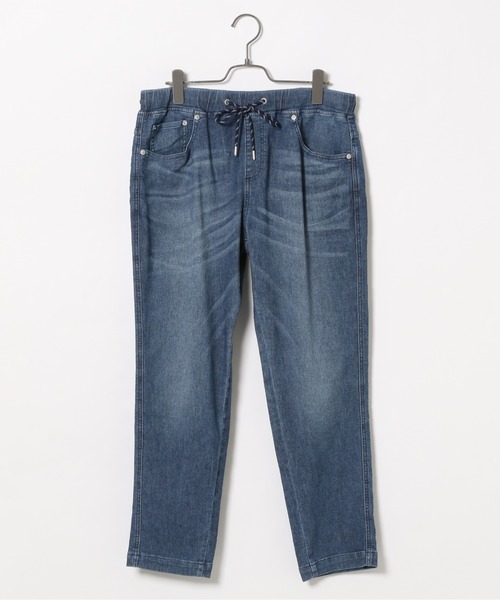 BAYFLOW（ベイフロー）の「デニムメッシュテーパードパンツ（デニムパンツ・メンズ・アクア/クリアブルー・LARGE/MEDIUM/SMALL）」の3枚目の写真