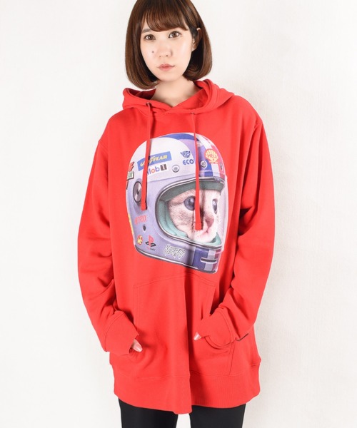 MILKBOY(ミルクボーイ)の「CAT RACER パーカー(Tシャツ/カットソー・レディース・A/B/C・FREE)」の3枚目の写真