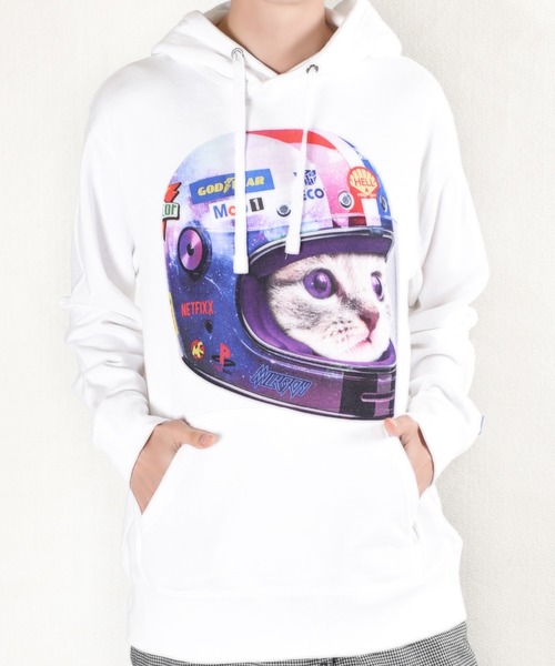 MILKBOY(ミルクボーイ)の「CAT RACER パーカー(Tシャツ/カットソー・レディース・A/B/C・FREE)」の4枚目の写真