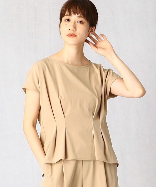 Comme Ca Mature(コムサマチュア)の「シャーリング シャツプルオーバー(シャツ/ブラウス・レディース・ネイビー/キャメル/ダークカーキ・MEDIUM/LARGE/X-LARGE)」の15枚目の写真