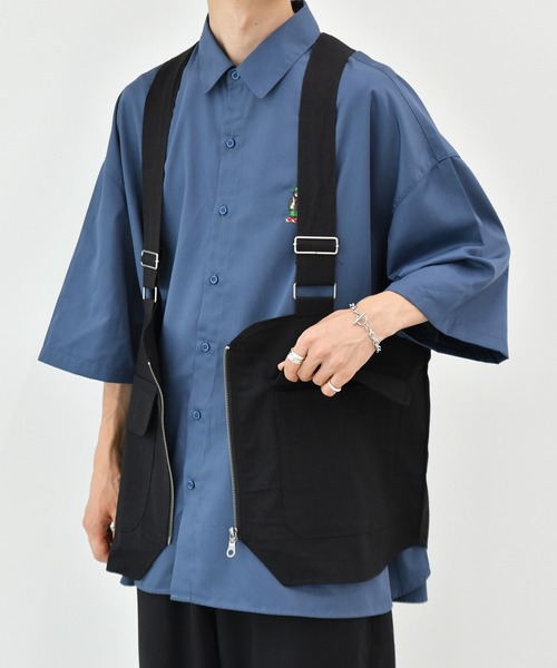 kutir(クティール)の「リネンフィールドベスト(Tシャツ/カットソー・メンズ・ブラック/オフホワイト/ベージュ・FREE)」の20枚目の写真