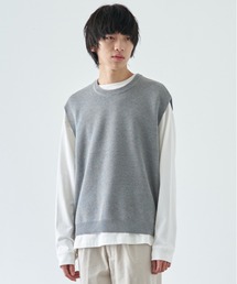 WYM LIDNM | 【WYM LIDNM】BASIC AZE KNIT VEST(ベスト)