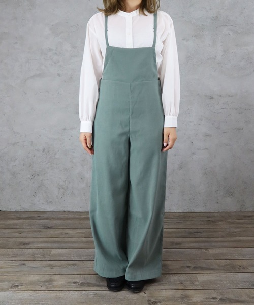 Riberry(リベリー)の「ツイルサロペット(サロペット/オーバーオール・レディース・チャコールグレー/ライトグレー/カーキ/キャメル・MEDIUM)」の14枚目の写真