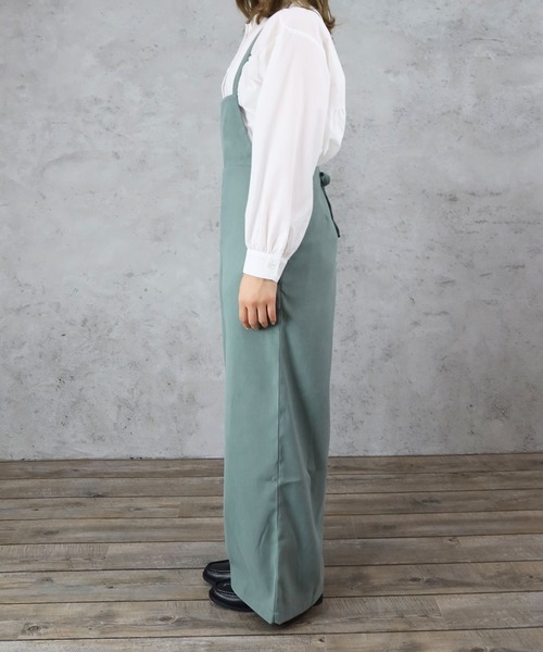 Riberry(リベリー)の「ツイルサロペット(サロペット/オーバーオール・レディース・チャコールグレー/ライトグレー/カーキ/キャメル・MEDIUM)」の15枚目の写真