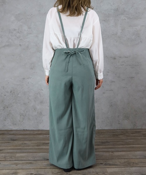 Riberry(リベリー)の「ツイルサロペット(サロペット/オーバーオール・レディース・チャコールグレー/ライトグレー/カーキ/キャメル・MEDIUM)」の16枚目の写真